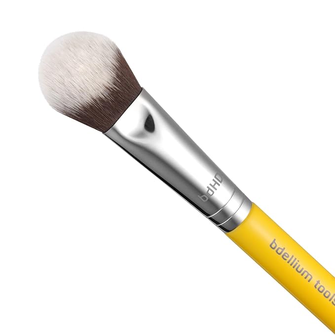 Bdellium Tools Professional Makeup Brush - Studio Series 963 BDHD Phase II xs - With All-Vegan Synthetic Fibers, For Precision Blending, Highlighting, Contouring, and Softening (Blue, 1pc)