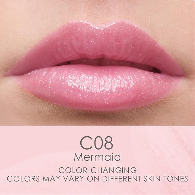 CATKIN Lip Balm Color Tinted Changing Lipstick Ultra Hydrating Lip Moistrurizer Lip Care with Vitamin E Nourishing For Cracked & Dry Lips 0.12 oz 2pcs (04+08)