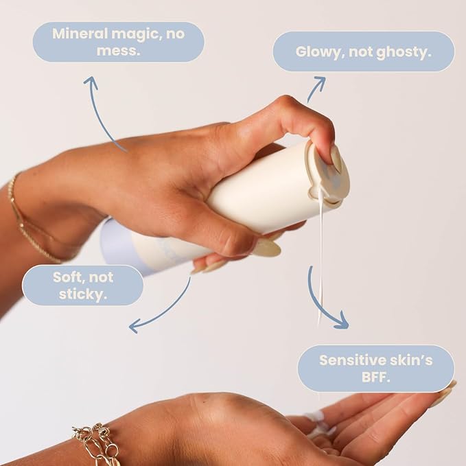 Mineral Sunscreen SPF 30, Broad-Spectrum, Lightweight, Non-Greasy, Zinc Oxide 18%, For Teens, For Tweens, For Adults, girlish skincare