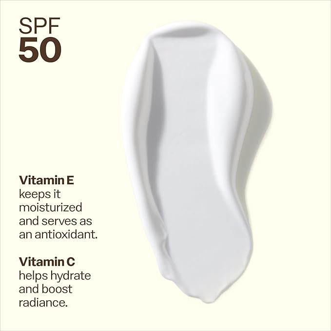 Sun Bum Daily SPF 50 Face Sunscreen Lotion - Broad Spectrum Moisturizing Facial Sunscreen with Vitamin E - Vegan and Hawaii 104 Act Compliant (Without Octinoxate & Oxybenzone) - 1.7 oz (Pack of 2)