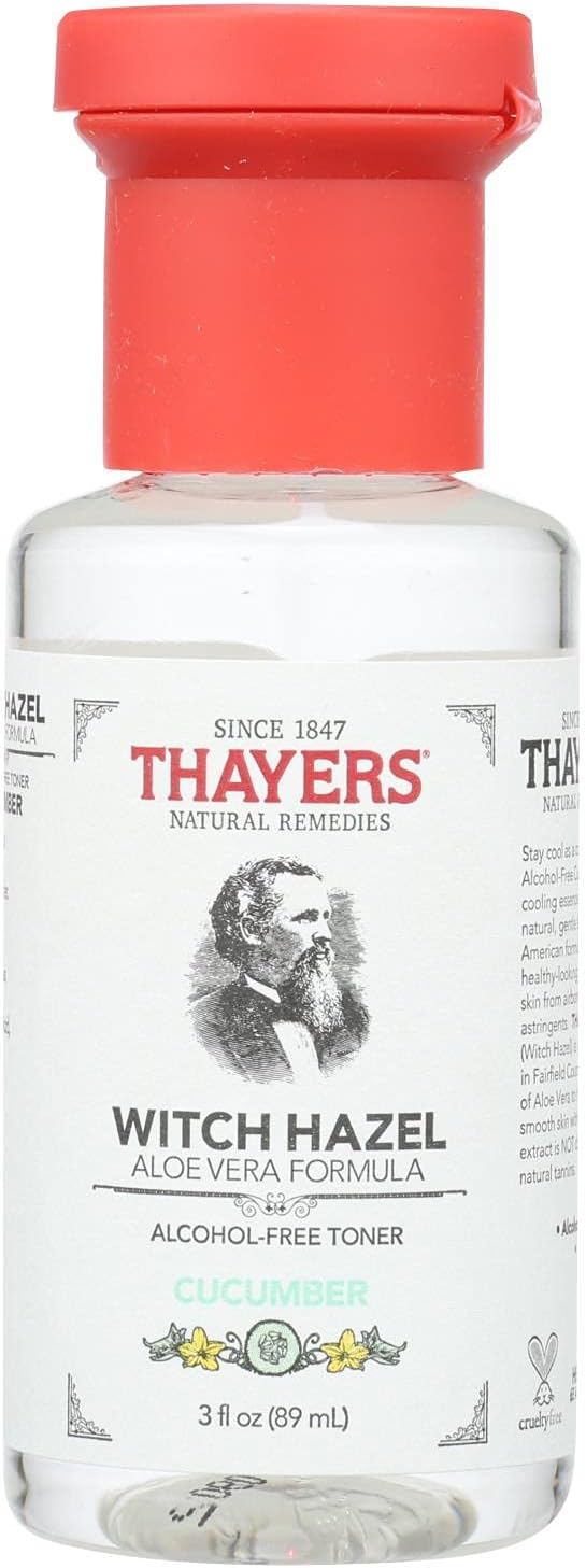 Thayers Witch Hazel Astringent - Cucumber - Case of 24-3 Fl Oz