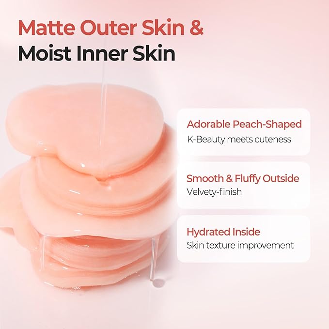 SKINFOOD Peach Matte & Hydrate Control Duo – Dual-Texture Zinc PCA Toner Pads and Hydrating Peach Tone-Up Cream for Mattified, Refreshed, and Radiant Skin