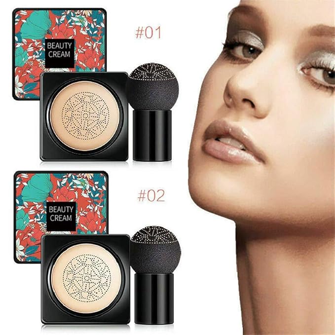 JTLB Mushroom Head Air Cushion BB Cream Concealer Moisturizing BB Cream Makeup Base Primer (01)
