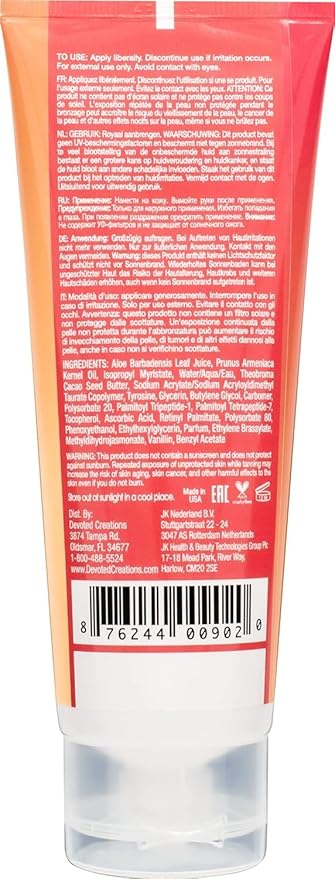 Devoted Creations Famous Faces Skin Perfecting Hypoallergenic Facial Tanning Lotion, 3.4 Fl. Oz.