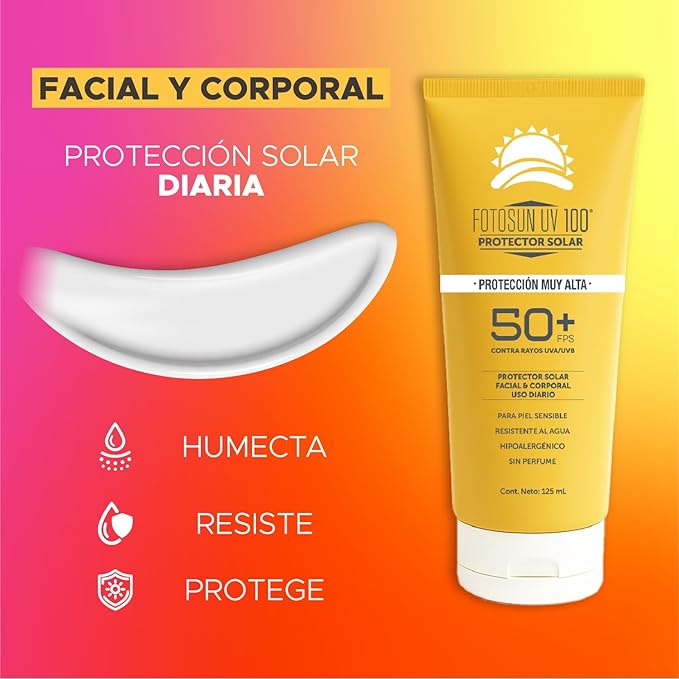 Face Sunscreen Blocker 50+ SPF Sun Protection Daily Use Sensitive Skin Sunscreen