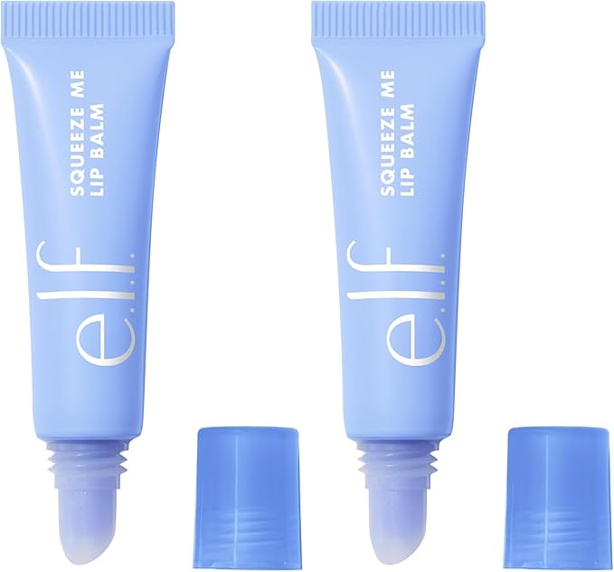 e.l.f. Squeeze Me Lip Balm, Moisturizing Lip Balm for A Sheer Tint of Color, Infused with Hyaluronic Acid, Vegan & Cruelty-Free