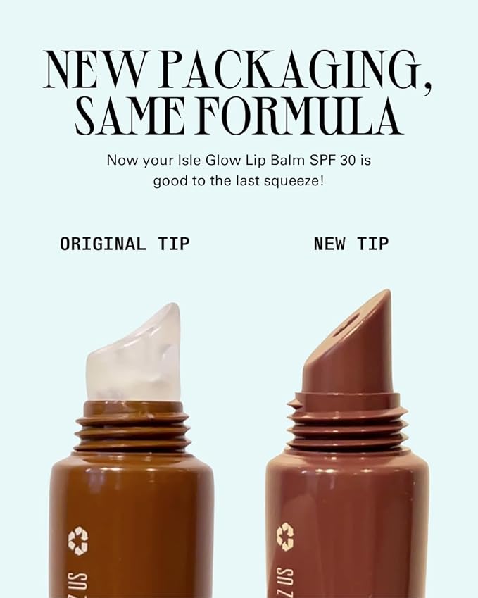 Cay Skin Isle Lip Balm SPF 30 – High Shine, Hydrating + Sheer Lip Gloss in Vanilla Brown Sugar Flavor – Formulated with Natural Ingredients for All Skin Tones – Cocoa Cabana, 0.35 oz