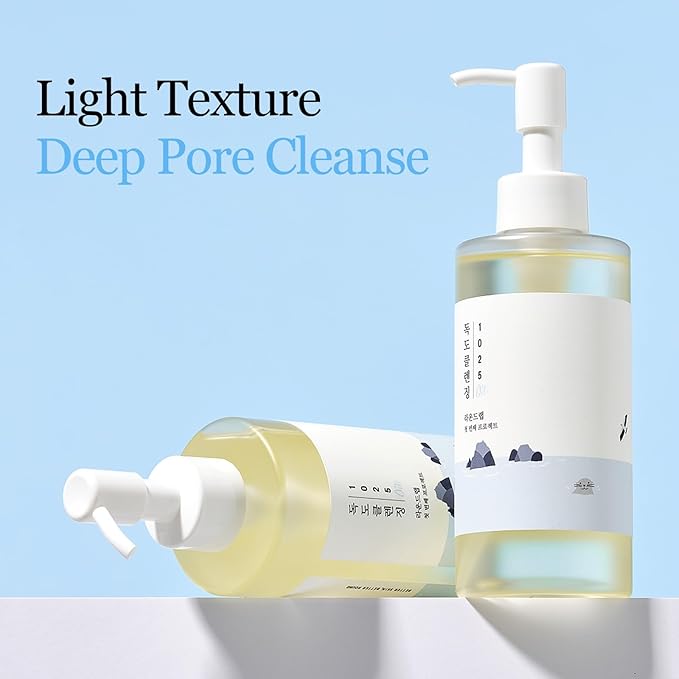 ROUND LAB Birch Juice Mild-up Mineral Sunscreen & 1025 Dokdo Cleansing Oil Set, Lightweight UV Protection + Deep Cleansing Duo, Daily Skincare Routine for Sensitive Skin, Korean Skin Care