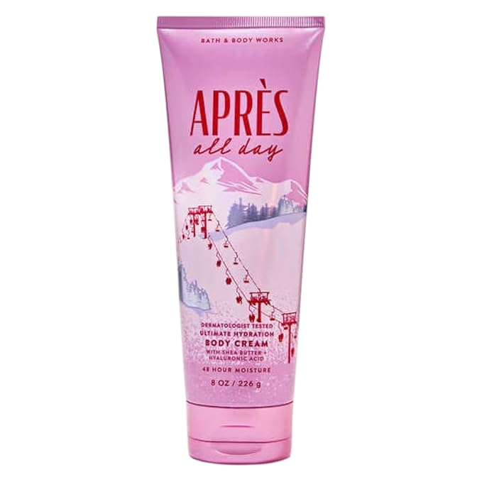Bath & Body Works Après All Day Ultimate Hydration Body Cream Gift Set For Women, 8 Fl Oz (Après All Day)