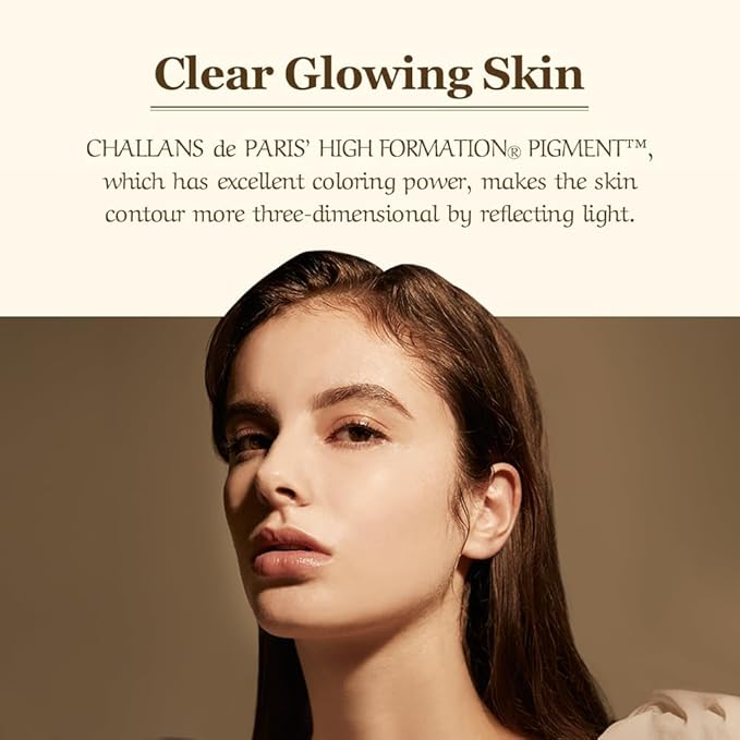 [CHALLANS de PARIS] Cushion de LUMINÁRE Cushion Foundation – 21 Bright Ivory | Radiant Glow, Full-Coverage, Lightweight Adhesion, Luminous Finish, Korean Makeup, 0.53 oz (21 Bright Ivory, 0.53 oz)