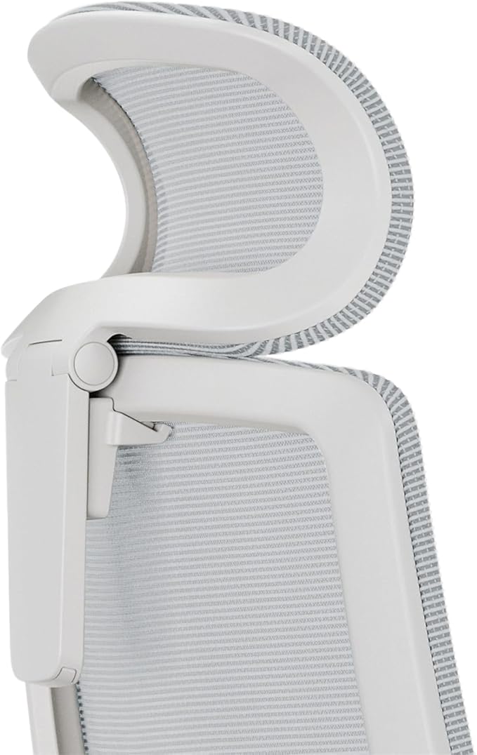 Branch Adjustable Ergonomic PRO Headrest Attachment - Only Compatible Ergonomic Chair PRO - Experience Optimal Comfort and Support - Mineral
