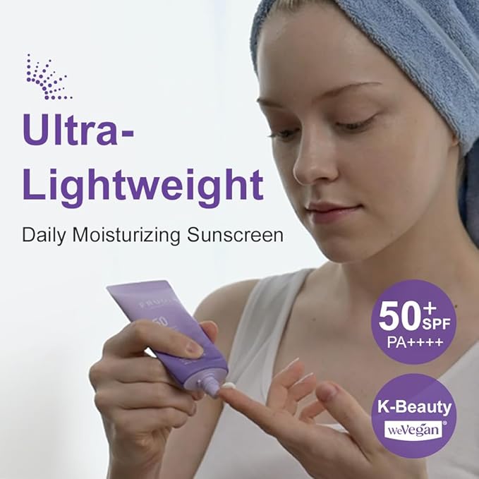 FRUDIA Blueberry Hydrating Air Fit Sunscreen SPF 50 PA++++ | Ultra Lightweight and Broad Spectrum Korean Face Sunscreen with Blueberry, Triple Hyaluronic Acid, & Panthenol | No White Cast, 1.76 oz