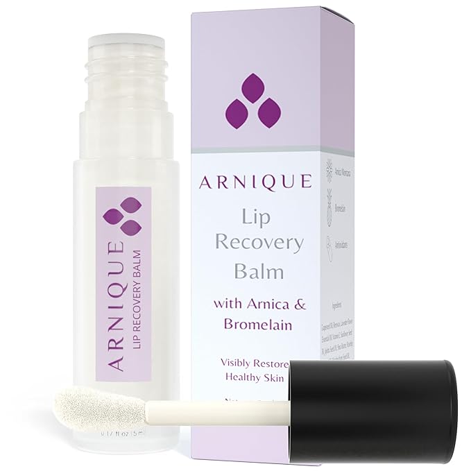 Arnica Lip Balm – Lip Filler Aftercare Balm with Arnica Montana and Bromelain, Soothing Topical Masque for Lip Flip, Injections, and Cosmetic Treatments
