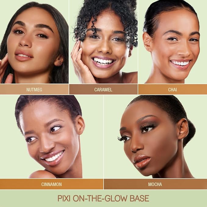Pixi Beauty On-the-Glow Base| Tinted Moisturizer Foundation Stick | Mocha: Coffee, neutral shade| 0.6 oz / 19g