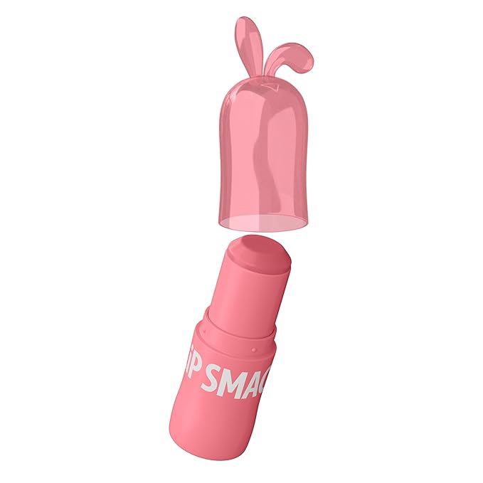 Lip Smacker Bunny Lip Balm, Moisturizing & Hydrating Lip Care, Fun & Collectible Easter Gift for Kids & Lip Balm Lovers - Berry Hoppy