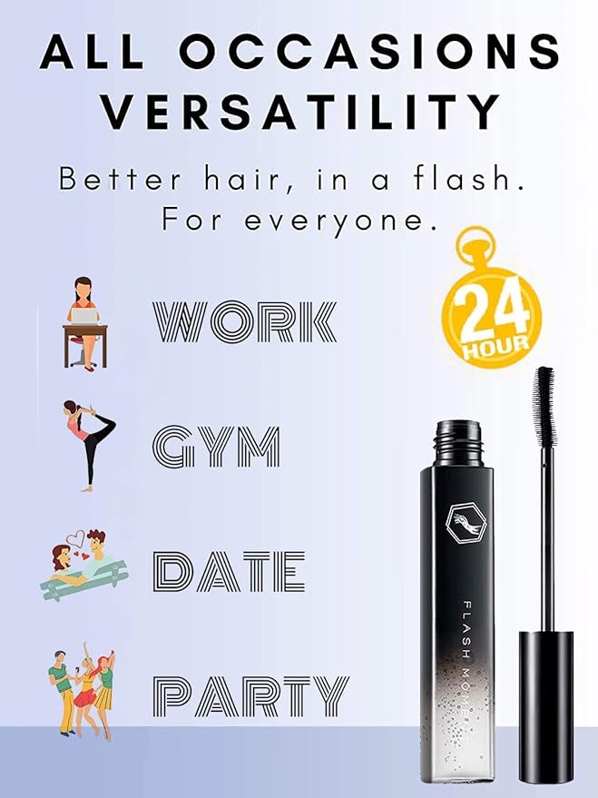 Hair Gel Hair Styling Tool, 2 Pack Anti-Frizz Finishing Stick for Frizzy Hair- Travel Size, Organic, Not Tested On Animals, Unscented, Unisex