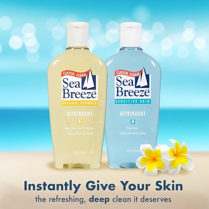 Sea Breeze Sensitive Skin Astringent 10 oz (Pack of 3)