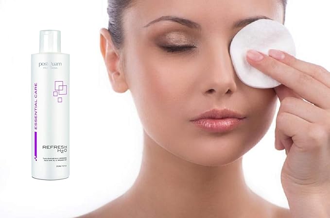 postQuam Professional Refresh H2O for Dry or Dehydrated Skin Moisturizing Tonic 250ml - Super Hydrating Effect – Provides A Toning and Refreshing Effect - Alcohol Free - Aloe Vera Sunflower Extract