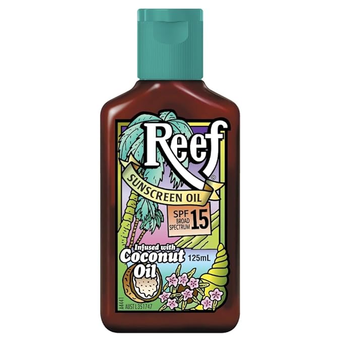 Reef Dark Sun Tan Oil Coconut 125ml (SPF15)