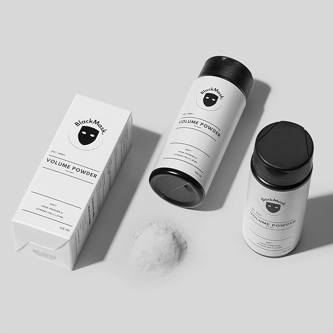 Texture Powder for Men, Easy to Apply - Instantly Adds Texture & Volume, All-Natural Ingredients, Strong Hold, Hair Powder for Men (Pack of 3)