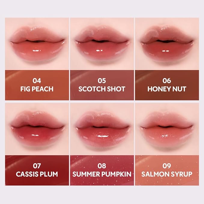 TIRTIR Waterism Tinted Lip Gloss #08 Summer Pumpkin, 0.14 Fl Oz – Kiss Ready Lipgloss, 12H Long Lasting Non Sticky Natural Tinted Glow Korean Multiuse Cheek and Lip Tint for Women gift