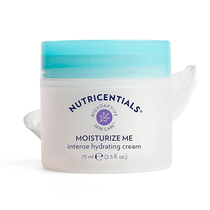 Nu Skin Moisturize Me Intense Hydrate Cream | 2.5 fl oz | Nighttime Hydrating Face Cream with Bioadaptive Botanicals, Aloe, Pistachio Oil & Vitamin E | Moisturizer for Dry Skin | Skin Care Essential