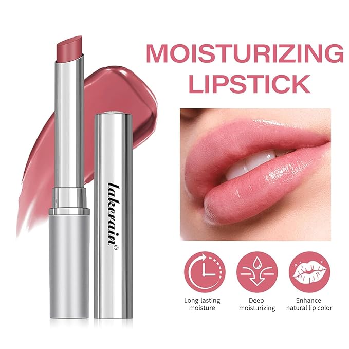 WEEMAY Honey Noir Pink Honey Lip Gloss, Deep Moisturizing Tinted Lip Balm, Nourishing Lipstick, Pink Lip Gloss, Hydrating Lipgloss for All Skin Tones