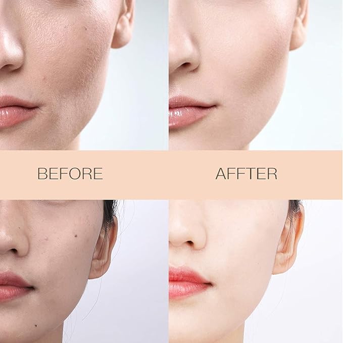 Lovelycat Mushroom Head Air Cushion BB Cream Even Skin Tone Makeup Base PrimerConcealer Lasting Nude Makeup Moisturizing Brightening Pigment CC Liquid Foundation (B-lvory)