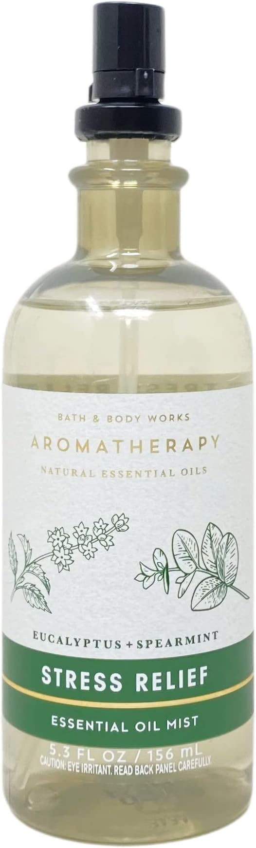 Bath & Body Works Aromatherapy Eucalyptus + Spearmint Stress Relief - 3 Pack of Essential Oil Mist with a Fresh Forest Bar Soap - Full Size