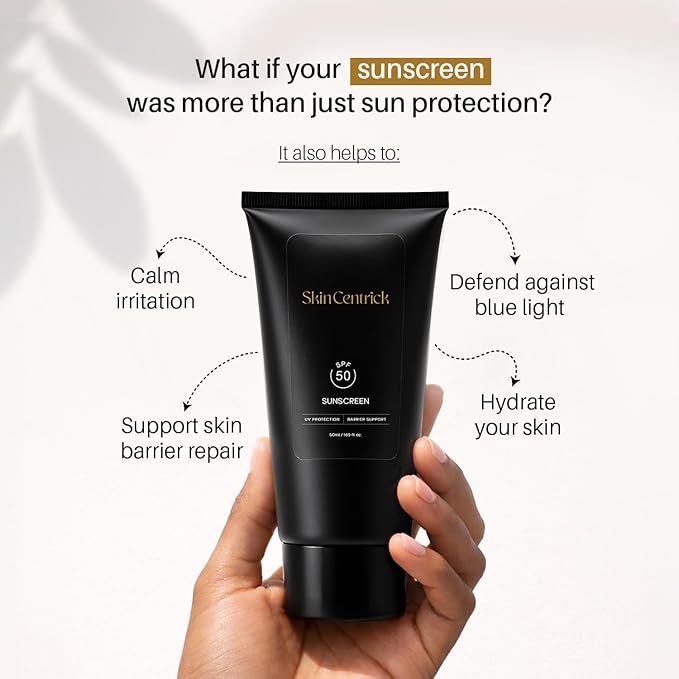 Daily Face & Body Sunscreen, SPF 50, Oil Free, Lightweight, Silky, absorbs easilyinto skin without white cast, 2.8 Ounce