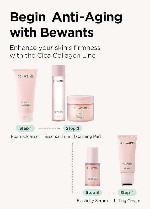 bewants Gua Sha Neck Cream Roller, Korean Neck Cream with Massage Roller, Rapid Lift Neck Serum Roll On, Moisturizer for Tightening Skin with Centella Asiatica (1 Pack)