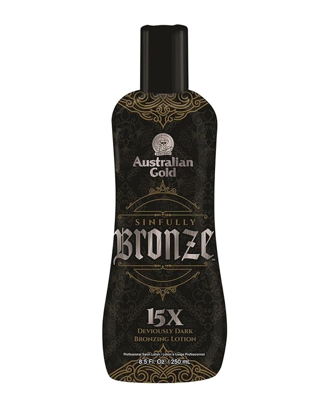 Australian Gold Sinfully Bronze 15x Dark Bronzer with Tyrosine 8.5oz