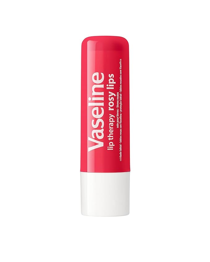 Vaseline Lip Therapy Care Rosy, Fast-Acting Nourishment, Ideal for Chapped, Dry, Cracked, or Damaged Lips, Lip Balm,0.16 Oz Each (Pack of 20)