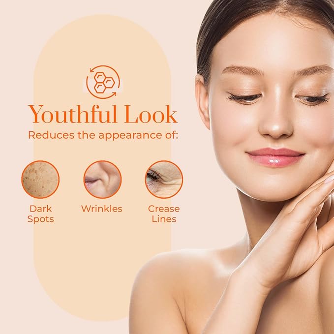 Clear Beauty Vitamin C & Collagen Face Moisturizer – Anti Aging Day Cream, Hydrates, Firms & Revives Dull, Tired Skin – Dermatologist Tested, Korean Skin Care, Vegan Clean Beauty – 1.69 Fl Oz