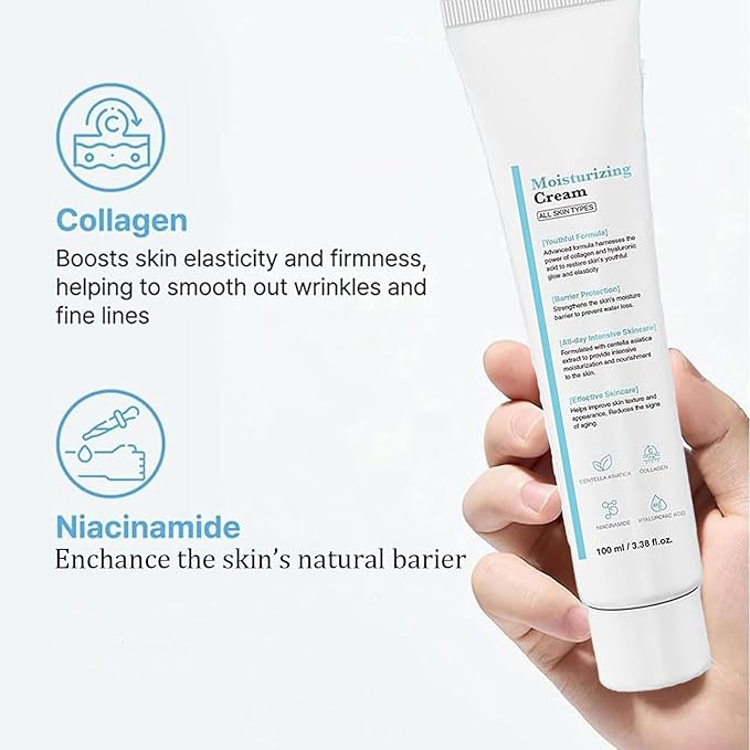 Youthful Moisturizing Cream, Centella Moisturizer, Barrier Protection, Youthful Moisturizing Cream, Facial Cream, For All Types (2pcs)