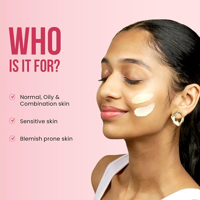 RIVONA NATURALS Bright Pink cream tinted moisturizer - BB cream with Niacinamide and Alpha Arbutin - Light Sheer coverage for healthy glow, oil free 1.7 Oz
