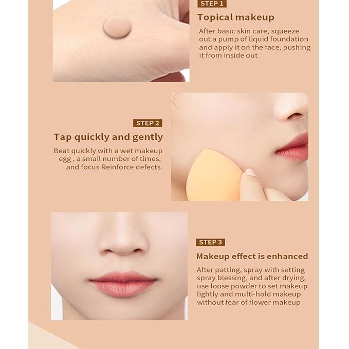 2 Pcs BB Cream Foundation - Natural Coverage, Waterproof Long Lasting, Hide Pores Fine Line, Travel-Friendly Tubes, Lightweight Hydrating BB Cream for All Skin Types (Ivory + Natural)