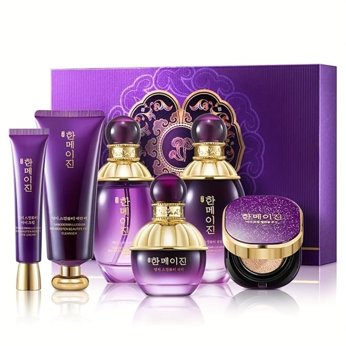 Korean- Style Skin Care Set for Women - 6pcs - Face Care with Collagen,Snail Mucin Skincare Kit - Moisturize and Nourish the Skin - Include Toner, Cleanser, Lotion, Eye Cream, Face Cream, BB Cream