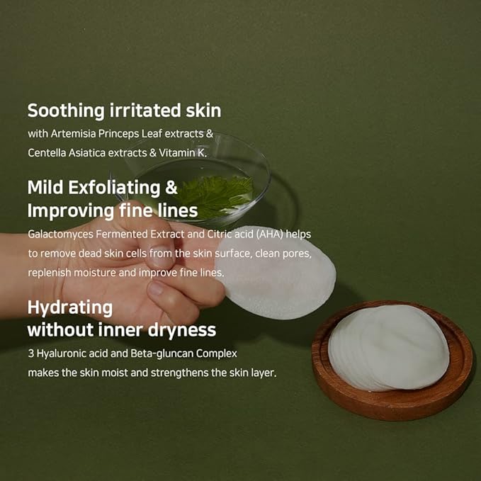 Artemisia Soothing Facial Toner – Korean Skincare, NO Alcohol, Plant-Based, Cruelty Free, Soothing Toner for Sensitive Skin,300ml, 10.14 fl.oz