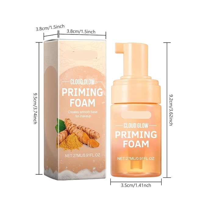 Facial Toner Foam Mousse: Hydrating, Moisturizing, Tightens Skin, Maintains Long-Lasting Fresh Makeup, Creates Smooth Base(3PCS)