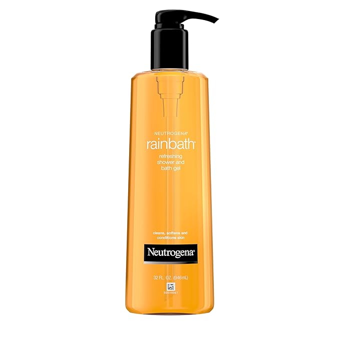 Neutrogena Rainbath Moisturizing Daily Body Wash Cleanser and Shaving Gel with Clean Rinsing Lather, Original Scent, 32 fl. Oz (Pack of 2)