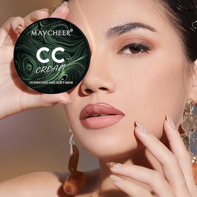 Air Cushion CC Cream Foundation Makeup, BB Cream Makeup, Color Correcting CC Cream, Tattoo Cover Up Makeup, Natural Full Coverage Foundation, Moisturizing Concealer Brighten,Even Skin Tone #02