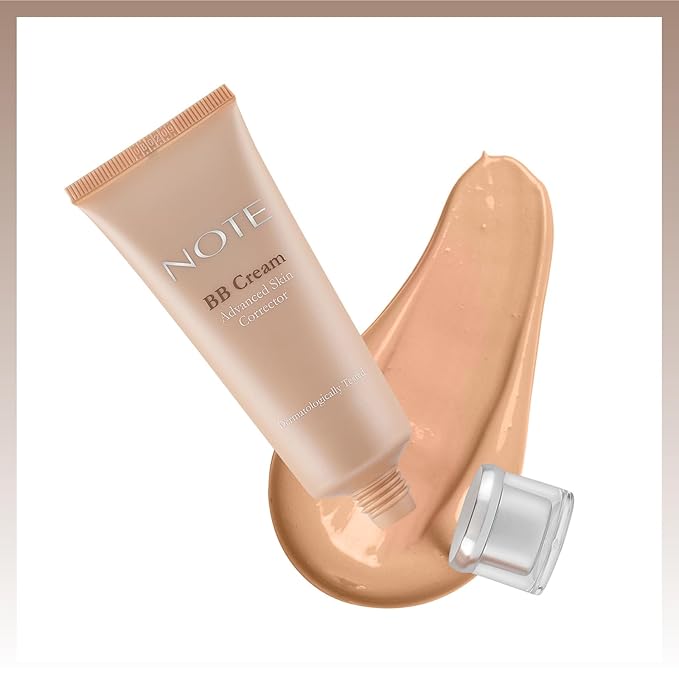 NOTE BB Cream SPF 15 - Tinted Moisturizer Face Cream with Vitamin E - Hydrating Foundation Makeup for Lasting Natural Finish - 01-1 oz
