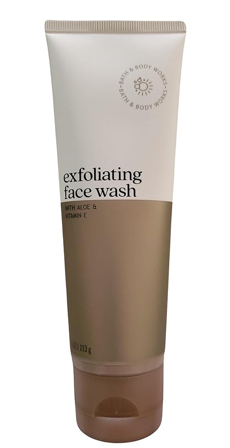 Bath and Body Works Exfoliating Face Wash With Aloe + Vitamin E 4 Ounces