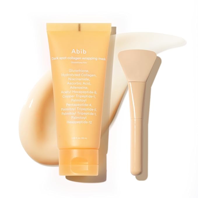 Abib Dark Spot Wrapping Mask Glutathione Film 3.38 fl oz, Brightening Peel Off Mask, Dark Spot & Uneven Tone Care, Niacinamide & Vitamin C, Cream to Film, Korean Skincare