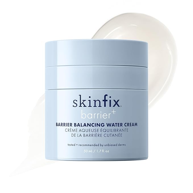 Skinfix Barrier Balancing Water Cream - 1.7 oz - Hyaluronic Acid & Niacinamide Water-Based Moisturizer for Face - Combo + Oily Skin - Acne-Safe, Fragrance Free, Vegan, Cruelty Free