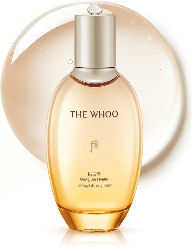 THE WHOO Firming Balancing Toner | Hydrating & Strengthening Formula Toner with Glycoprotein, Arginine & Hyaluronic Acid | Boosts Elasticity, Hydration & Skin Balance