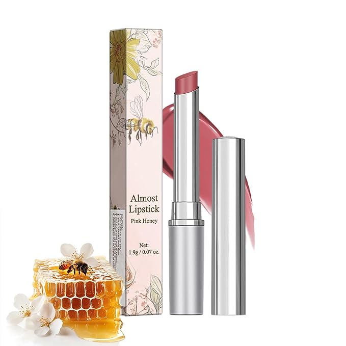 Charm Kiss Honey Black Lip Balm Hydrating Sheer Lipstick, Pink Honey, Natural Glossy Lips Balm, Nourishing and Hydrating Lip Gloss for All Skin Tones