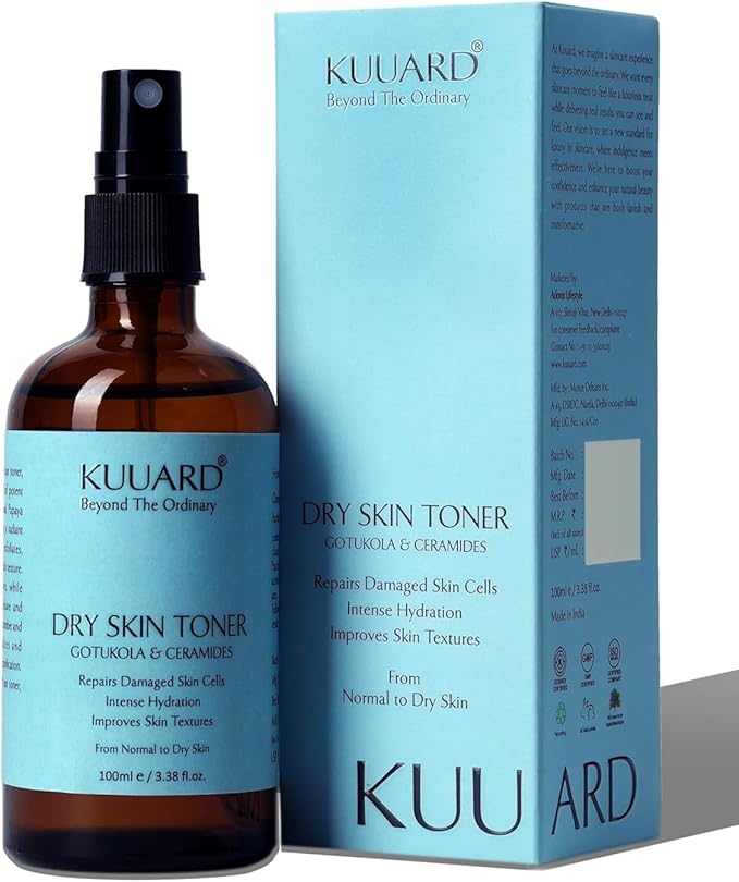 BEMT Hydrating Face Toner for Normal to Dry Skin | Moisture-Boosting, Alcohol-Free Toner with Gotukola & Ceramides | Vegan Formula for Soft, Dewy-Looking Skin | 100 ml