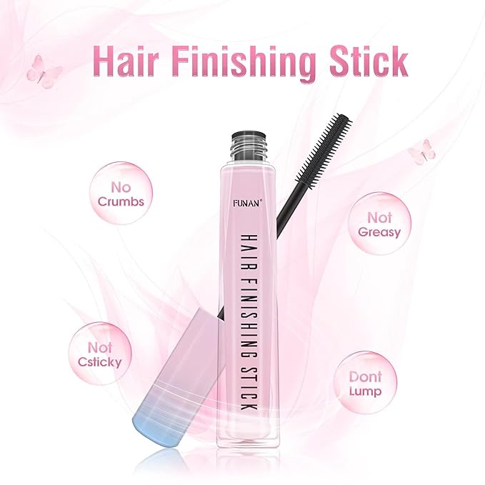 FUNAN Hair Feel Finishing Stick for Small Broken Hair, Stick, Gel Wax Women Naturally Refreshing